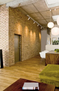 Interior Brick Walls in nice home